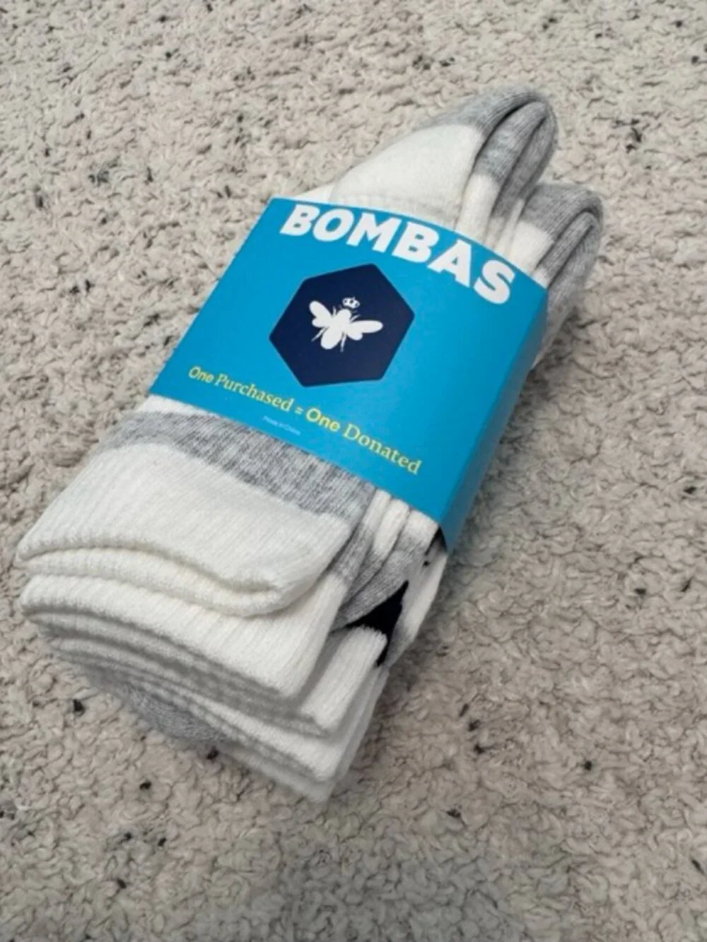 NWT Bombas Women's Vintage Stripes Half Calf Sock 4-Pack  - Small (4-7.5)